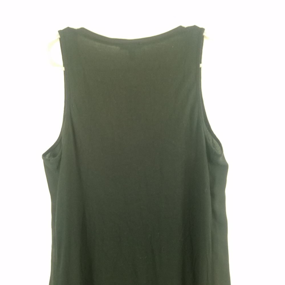 Express Black Rhinestone Tank Top_6